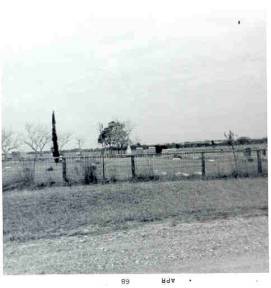 photograph of Nursery Cemtery from the fence side